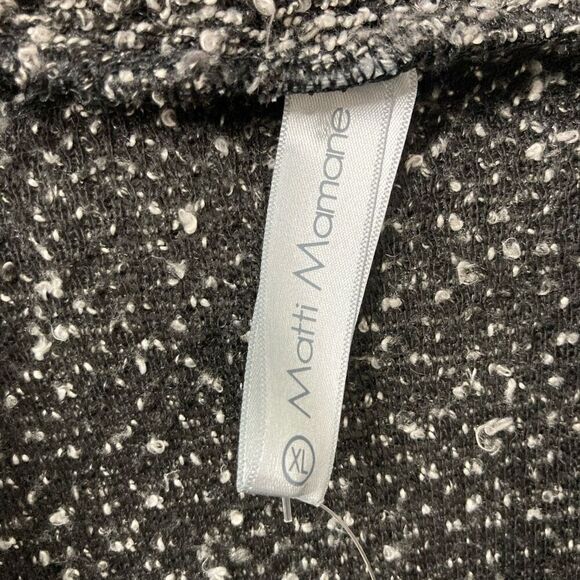 Matti Mamane XL Gray Top Cowl Neck Asymmetric Art To Wear Lagenlook Office - Picture 9 of 9